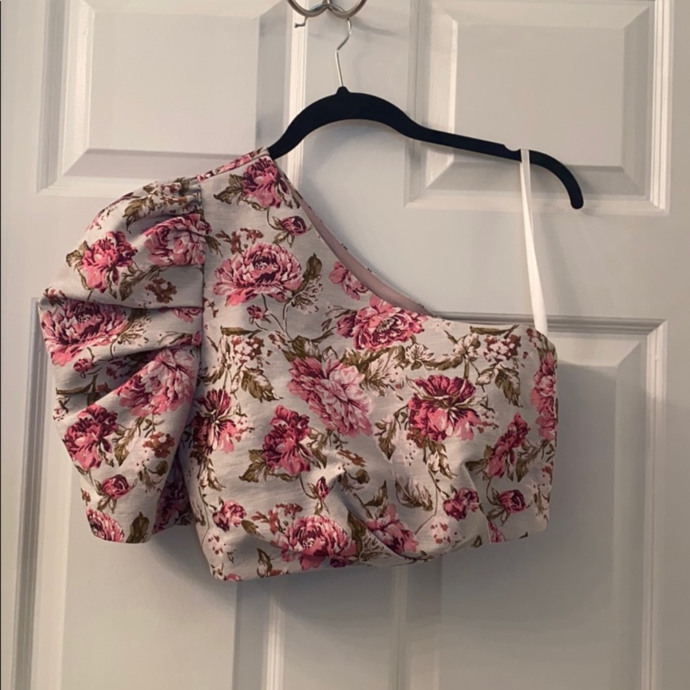 Michael Costello x REVOLVE floral 2 piece set NWT
